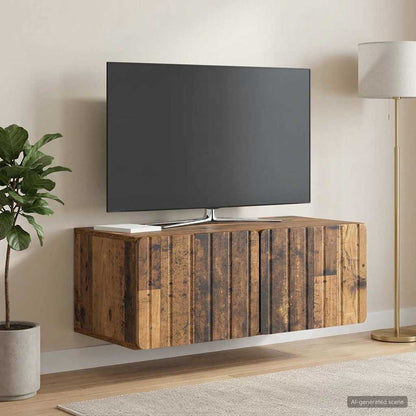 Mobile Porta TV da Muro 78,5 x 41 x 30 cm Legno antico