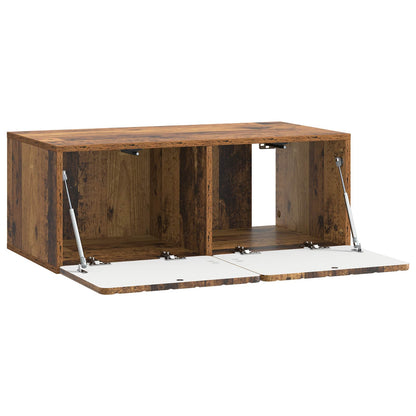 Mobile Porta TV da Muro 78,5 x 41 x 30 cm Legno antico