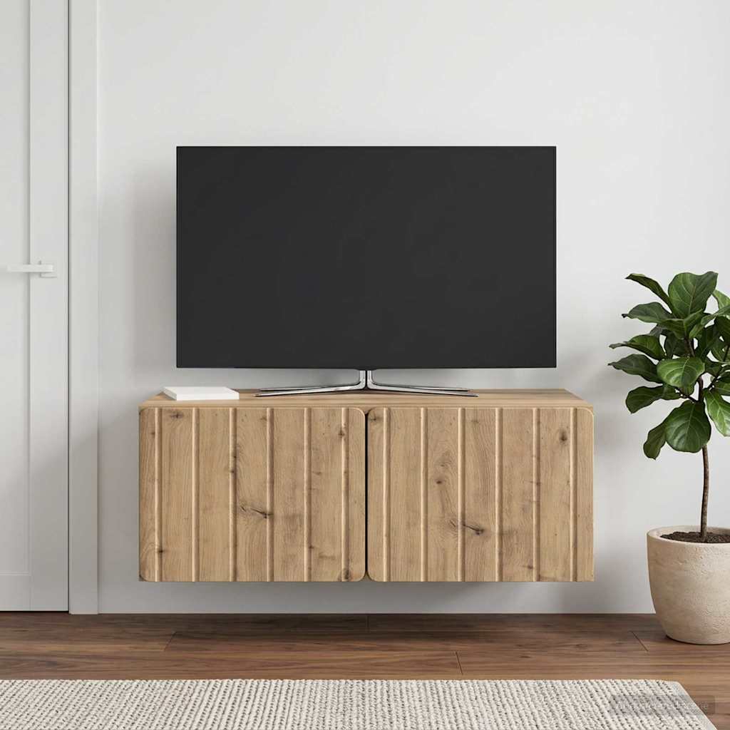 Mobile Porta TV da Muro 78,5 x 41 x 30 cm Rovere Artigianale