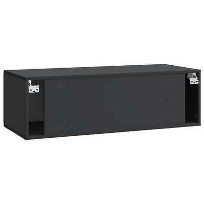 Mobile Porta TV da Muro 98 x 41 x 30 cm Nero