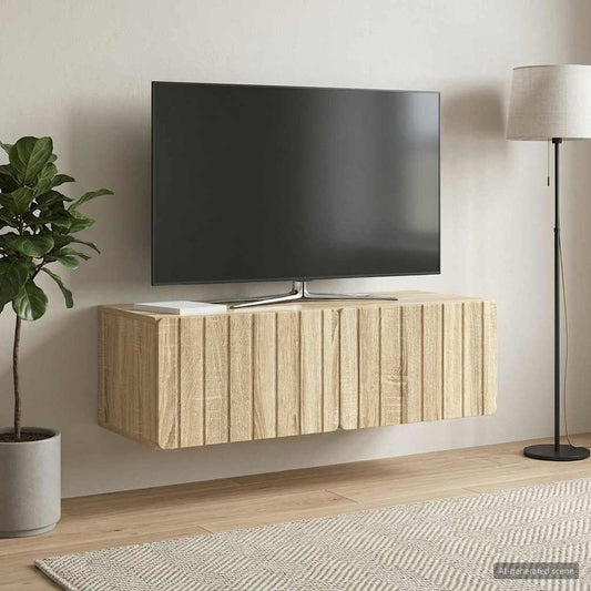 Mobile Porta TV da Muro 98 x 41 x 30 cm Rovere Sonoma
