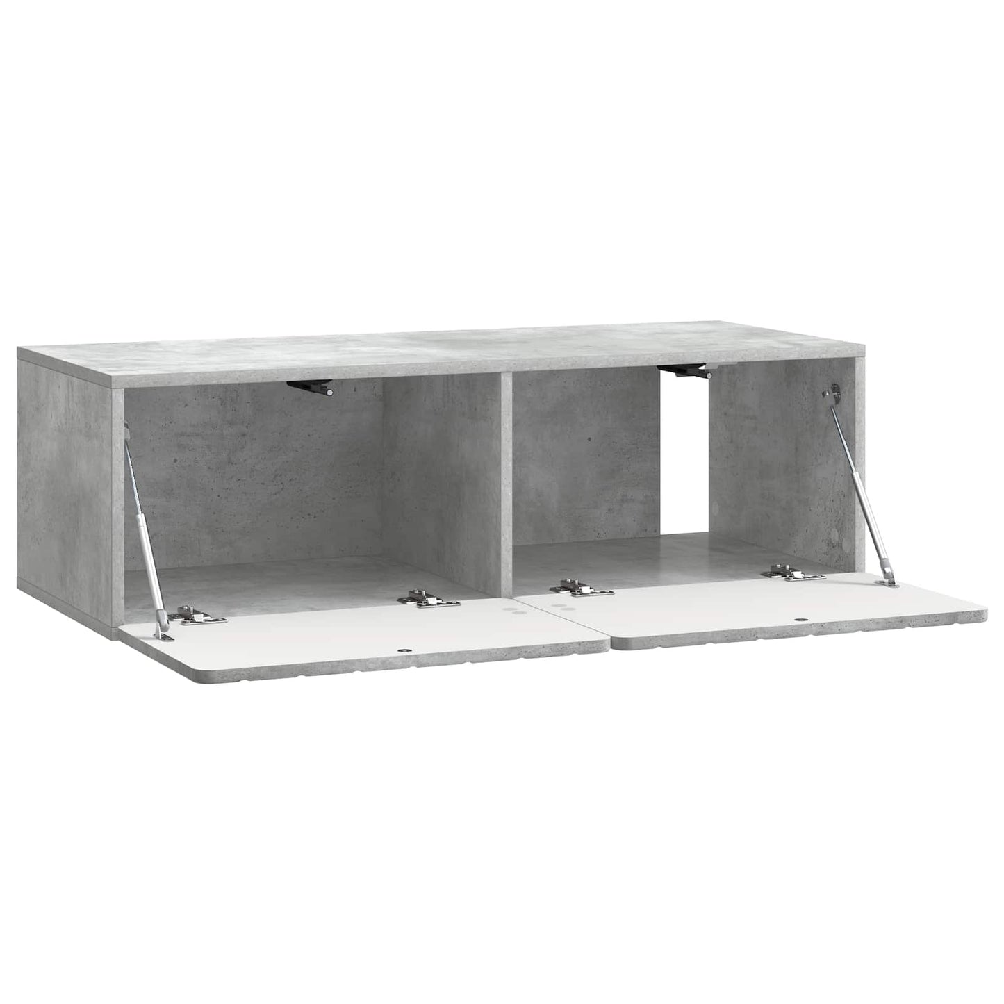 Mobile Porta TV da Muro 98 x 41 x 30 cm Grigio Cemento