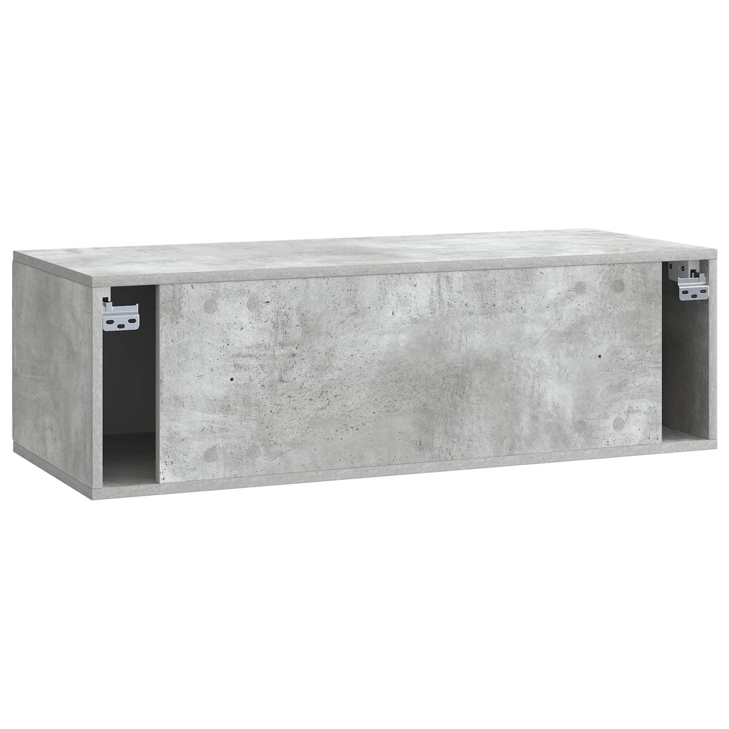 Mobile Porta TV da Muro 98 x 41 x 30 cm Grigio Cemento