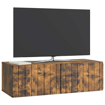 Mobile Porta TV da Muro Rovere Fumo 98 x 41 x 30 cm