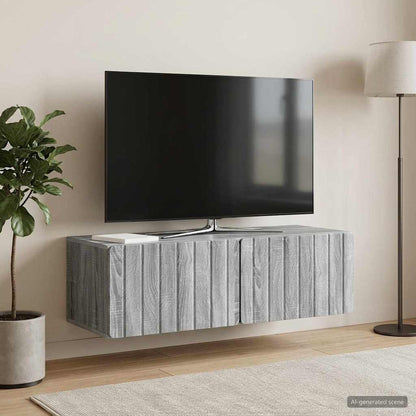 Mobile Porta TV da Muro 98 x 41 x 30 cm Sonoma grigio