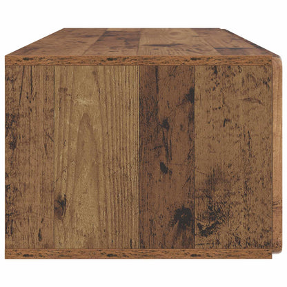 Mobile Porta TV da Muro Legno antico 98 x 41 x 30 cm | homemem39