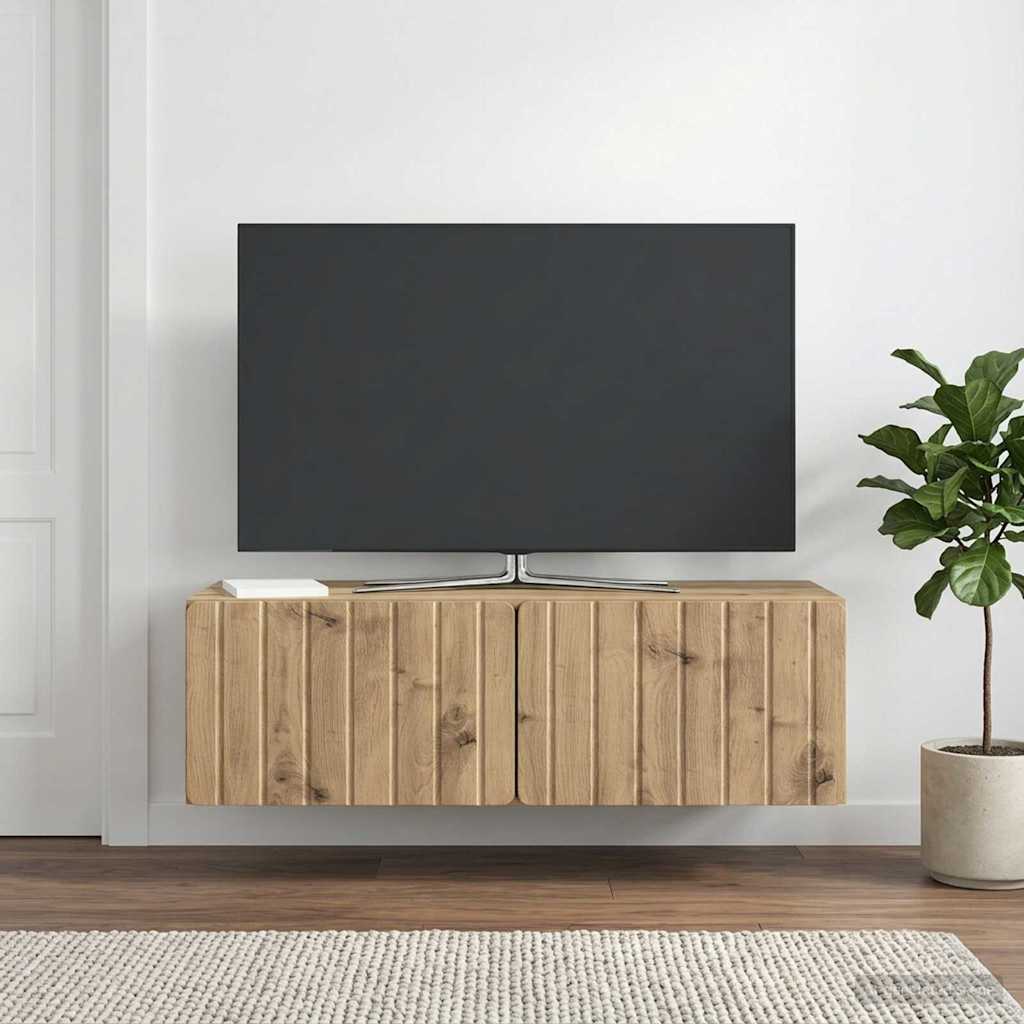 Mobile Porta TV da Muro 98 x 41 x 30 cm Rovere Artigianale
