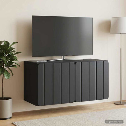 Mobile Porta TV da Muro 59,5 x 31 x 30 cm Nero
