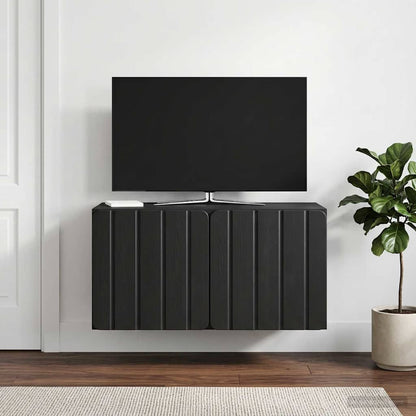 Mobile Porta TV da Muro 59,5 x 31 x 30 cm Nero