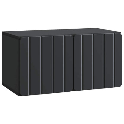 Mobile Porta TV da Muro Nero 59,5 x 31 x 30 cm | homemem39