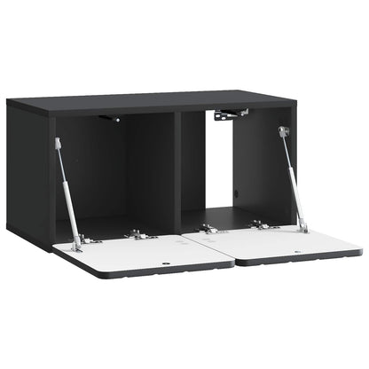 Mobile Porta TV da Muro 59,5 x 31 x 30 cm Nero