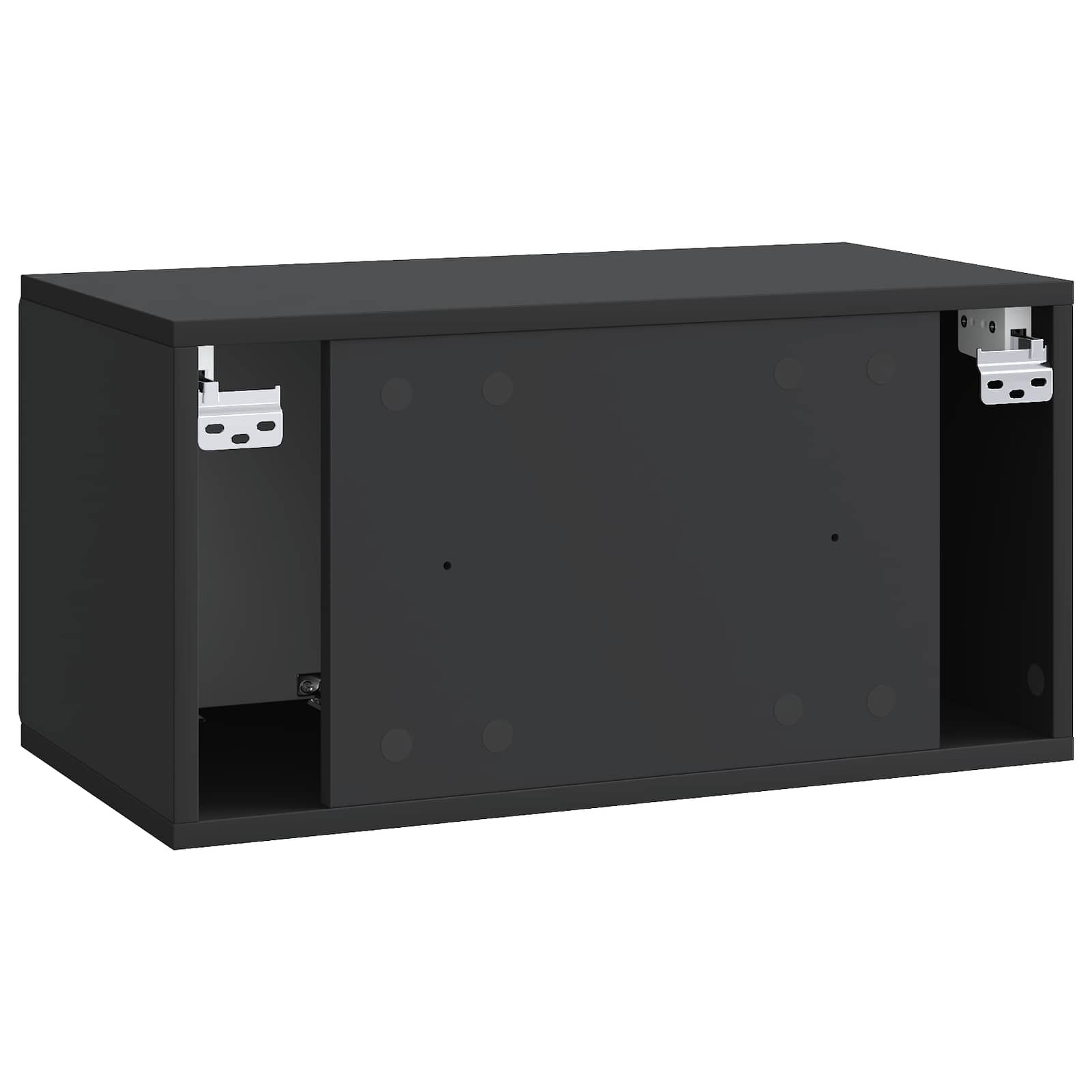 Mobile Porta TV da Muro Nero 59,5 x 31 x 30 cm | homemem39