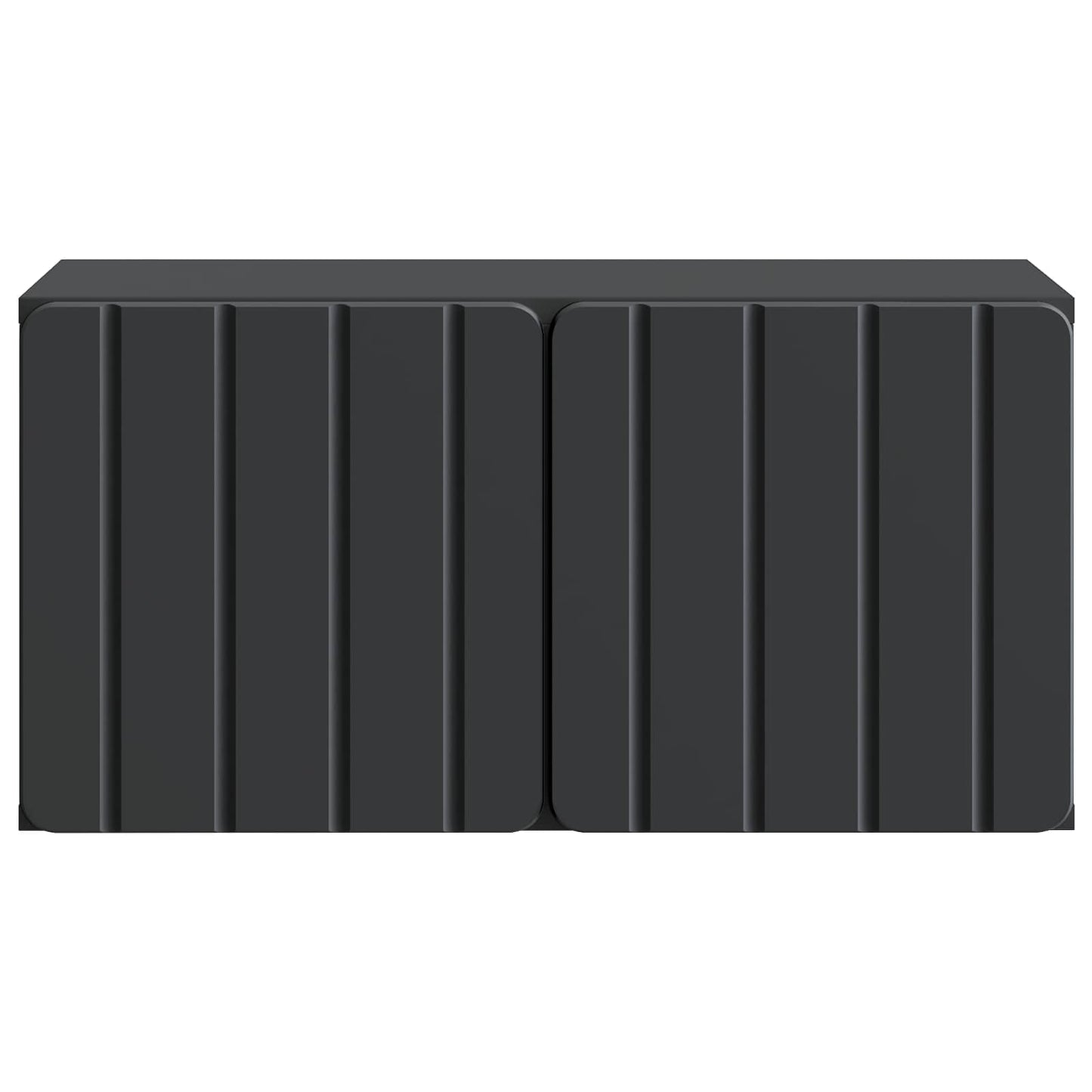 Mobile Porta TV da Muro Nero 59,5 x 31 x 30 cm | homemem39