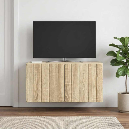 Mobile Porta TV da Muro 59,5 x 31 x 30 cm Rovere Sonoma
