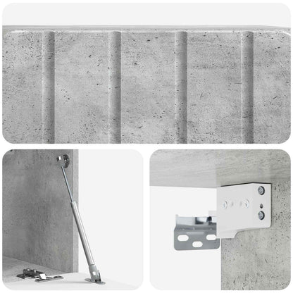 Mobile Porta TV da Muro Grigio Cemento 59,5 x 31 x 30 cm | homemem39