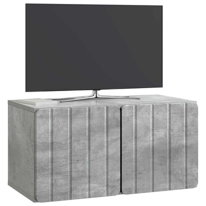 Mobile Porta TV da Muro 59,5 x 31 x 30 cm Grigio Cemento
