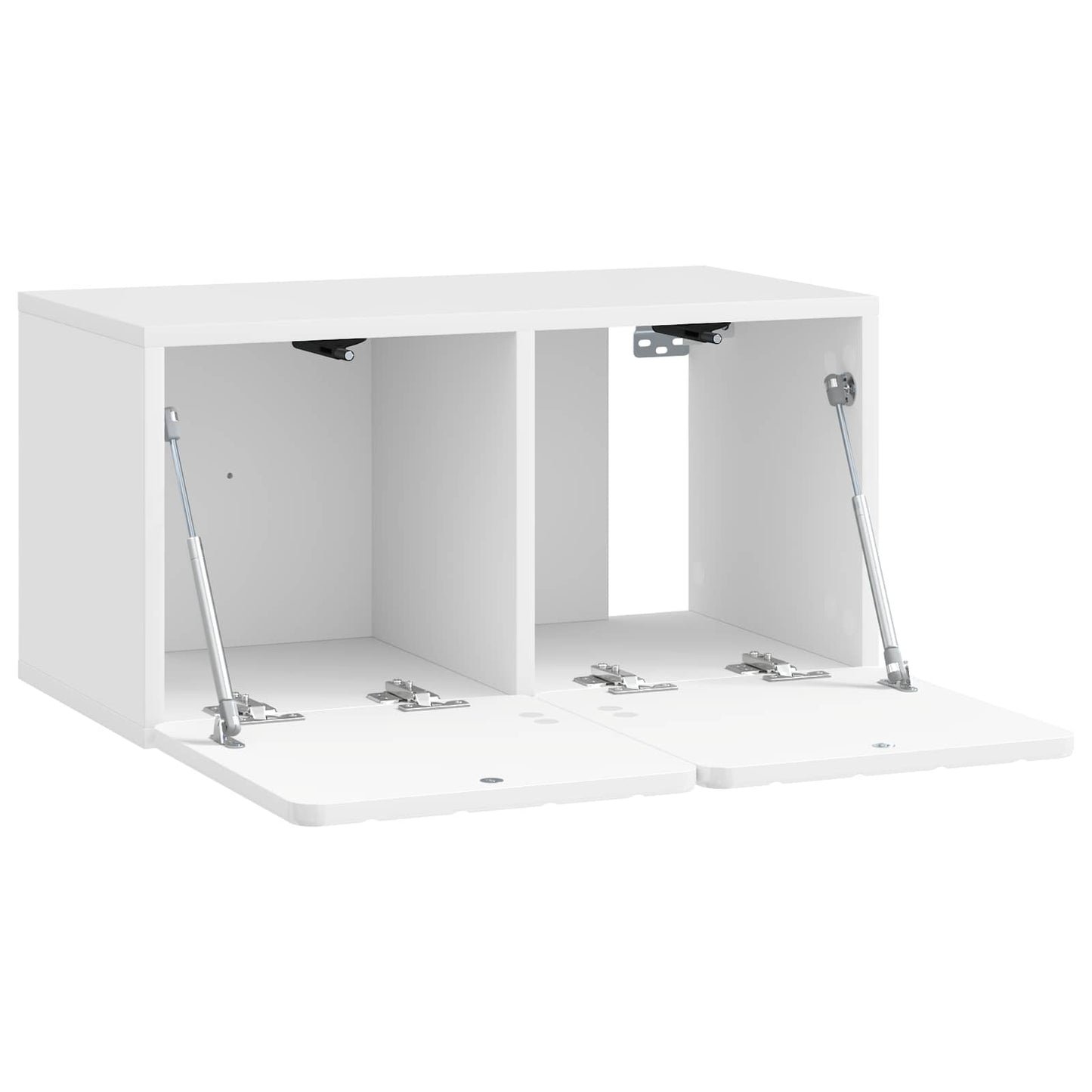 Mobile Porta TV da Muro 59,5 x 31 x 30 cm Bianco Lucido