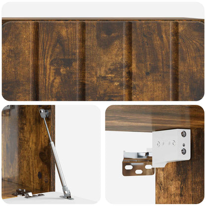 Mobile Porta TV da Muro 59,5 x 31 x 30 cm Rovere Fumo