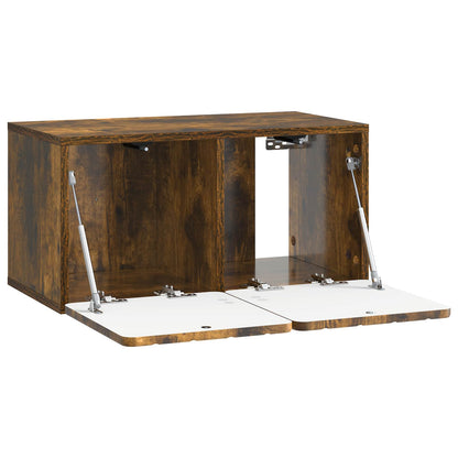 Mobile Porta TV da Muro 59,5 x 31 x 30 cm Rovere Fumo