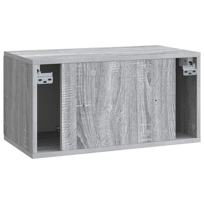 Mobile Porta TV da Muro Grigio Sonoma 59,5 x 31 x 30 cm | homemem39