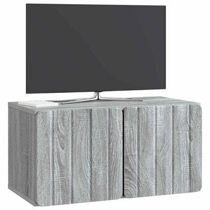 Mobile Porta TV da Muro Grigio Sonoma 59,5 x 31 x 30 cm | homemem39