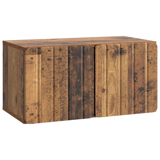 Mobile Porta TV da Muro Legno antico 59,5 x 31 x 30 cm | homemem39