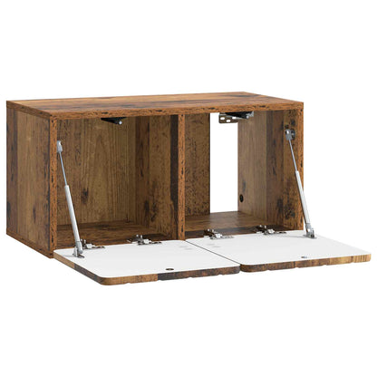 Mobile Porta TV da Muro 59,5 x 31 x 30 cm Legno antico