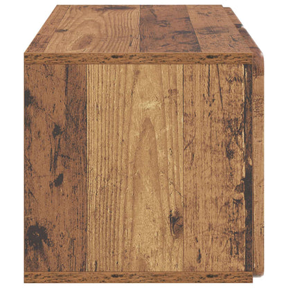 Mobile Porta TV da Muro 59,5 x 31 x 30 cm Legno antico