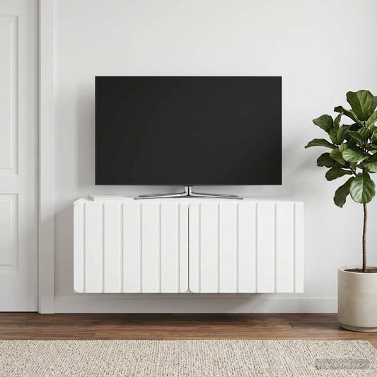 Mobile Porta TV da Muro 78,5 x 31 x 30 cm Bianco | homemem39