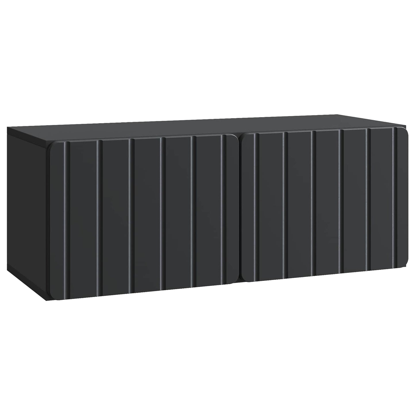 Mobile Porta TV da Muro 78,5 x 31 x 30 cm Nero