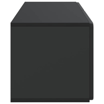 Mobile Porta TV da Muro Nero 78,5 x 31 x 30 cm | homemem39