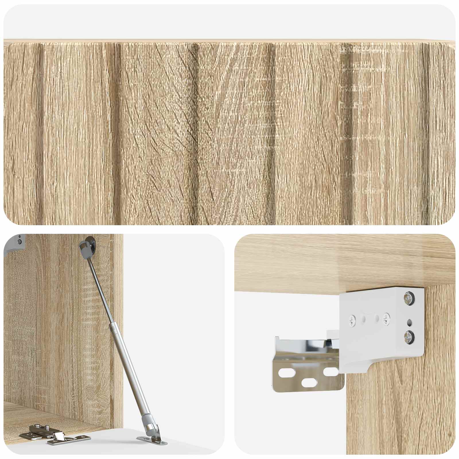 Mobile Porta TV da Muro Rovere Sonoma 78,5 x 31 x 30 cm | homemem39