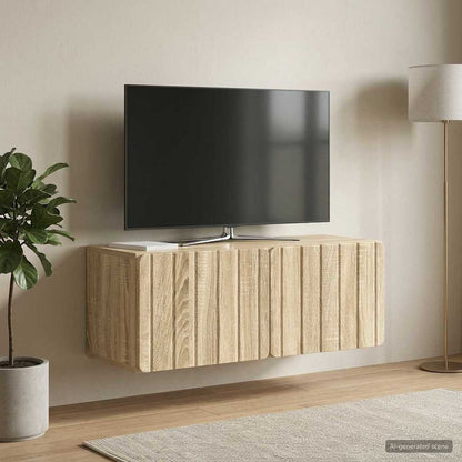 Mobile Porta TV da Muro 78,5 x 31 x 30 cm Rovere Sonoma