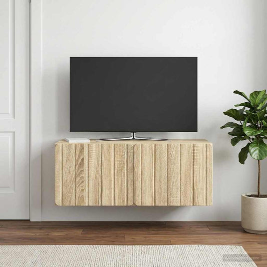 Mobile Porta TV da Muro 78,5 x 31 x 30 cm Rovere Sonoma