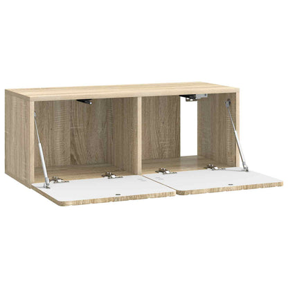 Mobile Porta TV da Muro 78,5 x 31 x 30 cm Rovere Sonoma