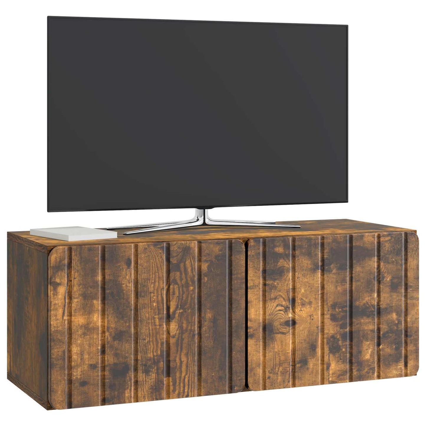 Mobile Porta TV da Muro 78,5 x 31 x 30 cm Rovere Fumo