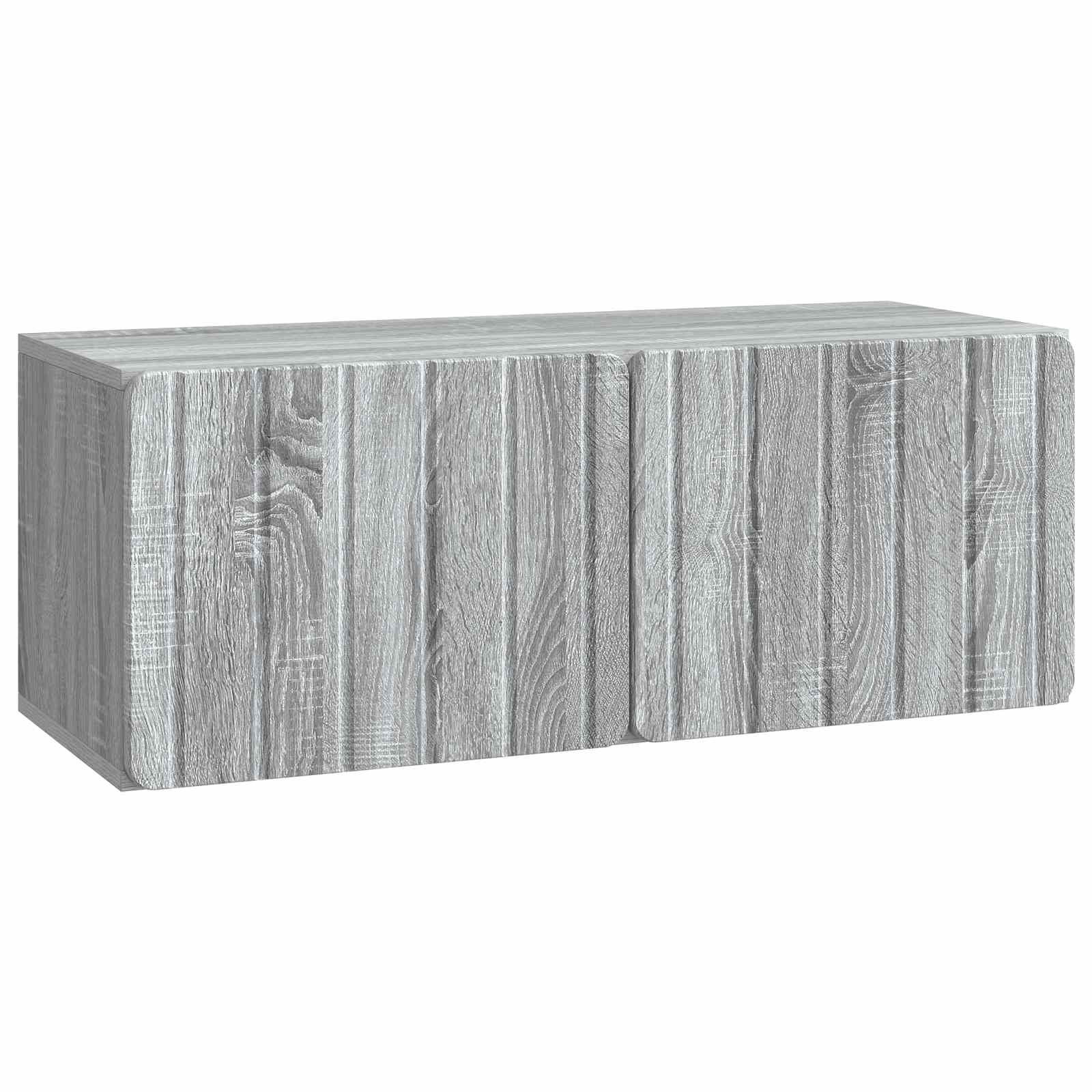 Mobile Porta TV da Muro Grigio Sonoma 78,5 x 31 x 30 cm | homemem39
