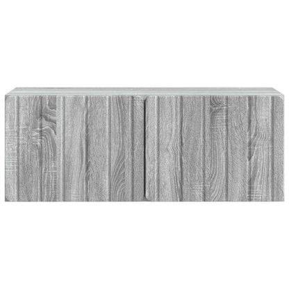 Mobile Porta TV da Muro Grigio Sonoma 78,5 x 31 x 30 cm | homemem39