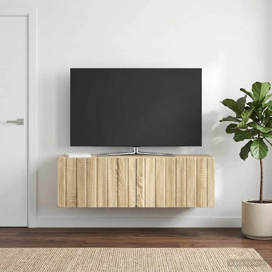 Mobile Porta TV da Muro 98 x 31 x 30 cm Rovere Sonoma