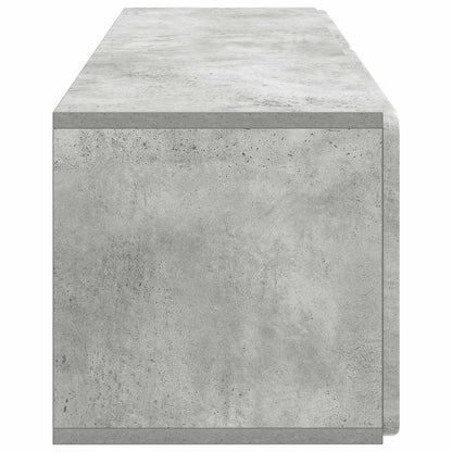 Mobile Porta TV da Muro 98 x 31 x 30 cm Grigio Cemento