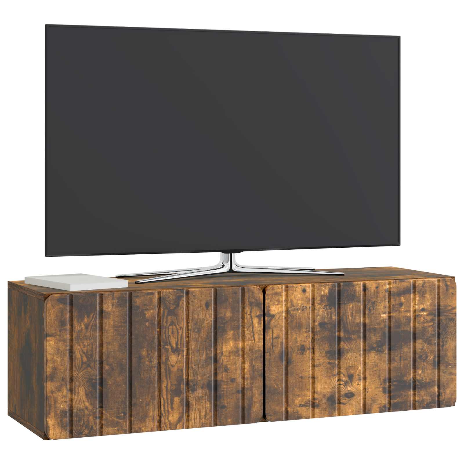 Mobile Porta TV da Muro Rovere Fumo 98 x 31 x 30 cm | homemem39