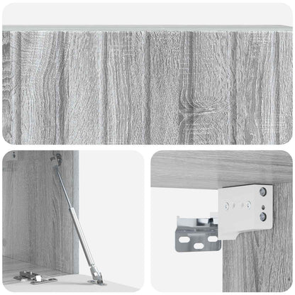 Mobile Porta TV da Muro Grigio Sonoma 98 x 31 x 30 cm | homemem39