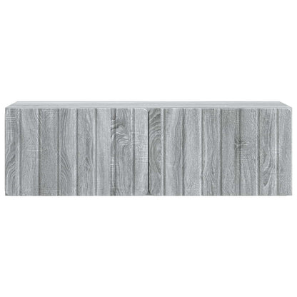 Mobile Porta TV da Muro 98 x 31 x 30 cm Sonoma grigio