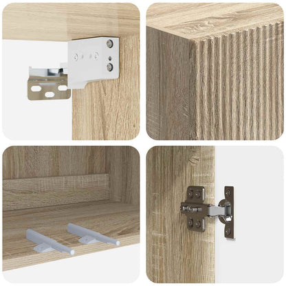 Mobiletto a muro Rovere Sonoma 66 x 34,5 x 90 cm | homemem39