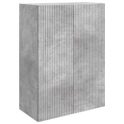 Mobiletto a muro Grigio Cemento 66 x 34,5 x 90 cm | homemem39