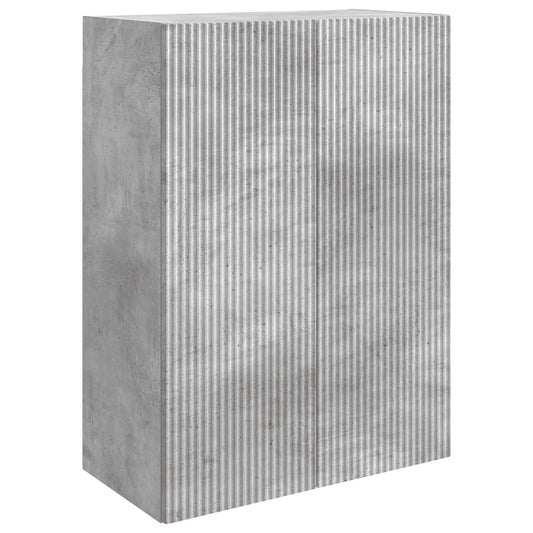 Mobiletto a muro Grigio Cemento 66 x 34,5 x 90 cm | homemem39