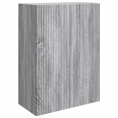 Mobiletto a muro Sonoma grigio 66 x 34,5 x 90 cm