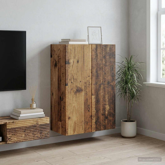 Mobiletto a muro Legno antico 66 x 34,5 x 90 cm | homemem39