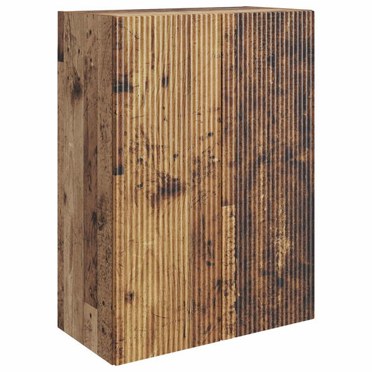 Mobiletto a muro Legno antico 66 x 34,5 x 90 cm