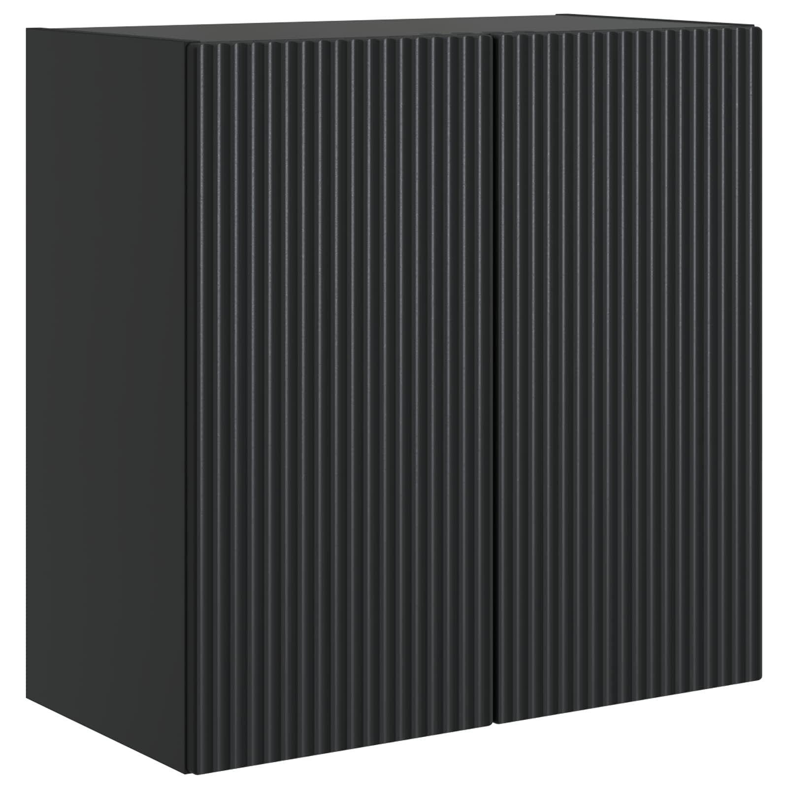 Mobiletto a muro Nero 59 x 31 x 60 cm Legno ingegnerizzato | homemem39